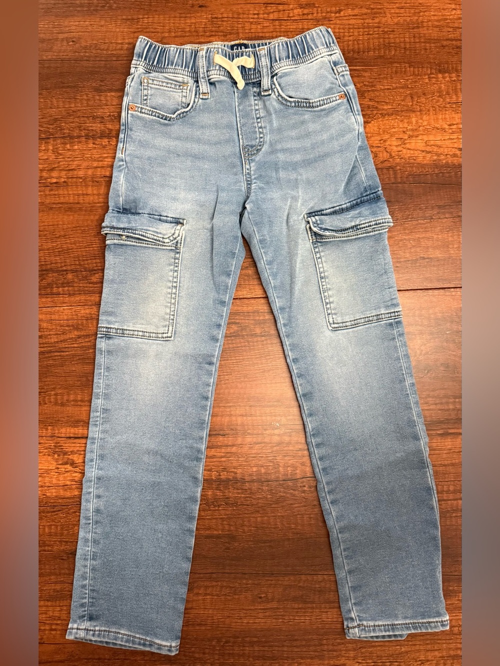 GAP Light Blue Slim Cargo Jeans